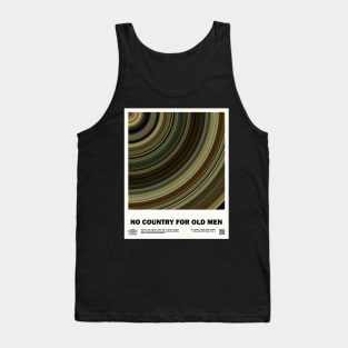 minimal_No Country for Old Men Circular Barcode Movie Tank Top